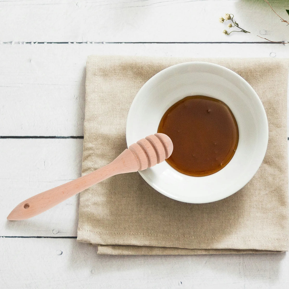 Wooden Honey Dipper Rod – Natural Wood Stirrer & Jam Spreader Honey Dipper Tool SWANS