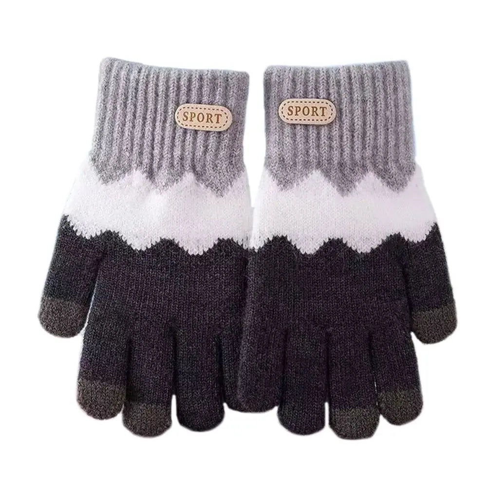 Kids Winter Full Finger Gloves – Warm Windproof Mittens Ages 6–14 Kids Winter Gloves SWANS