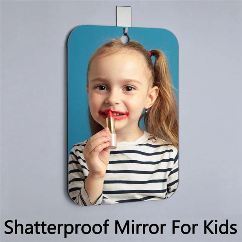 Fogless Shower Mirror – Unbreakable Glass, No-Drill Install Shower Mirror SWANS