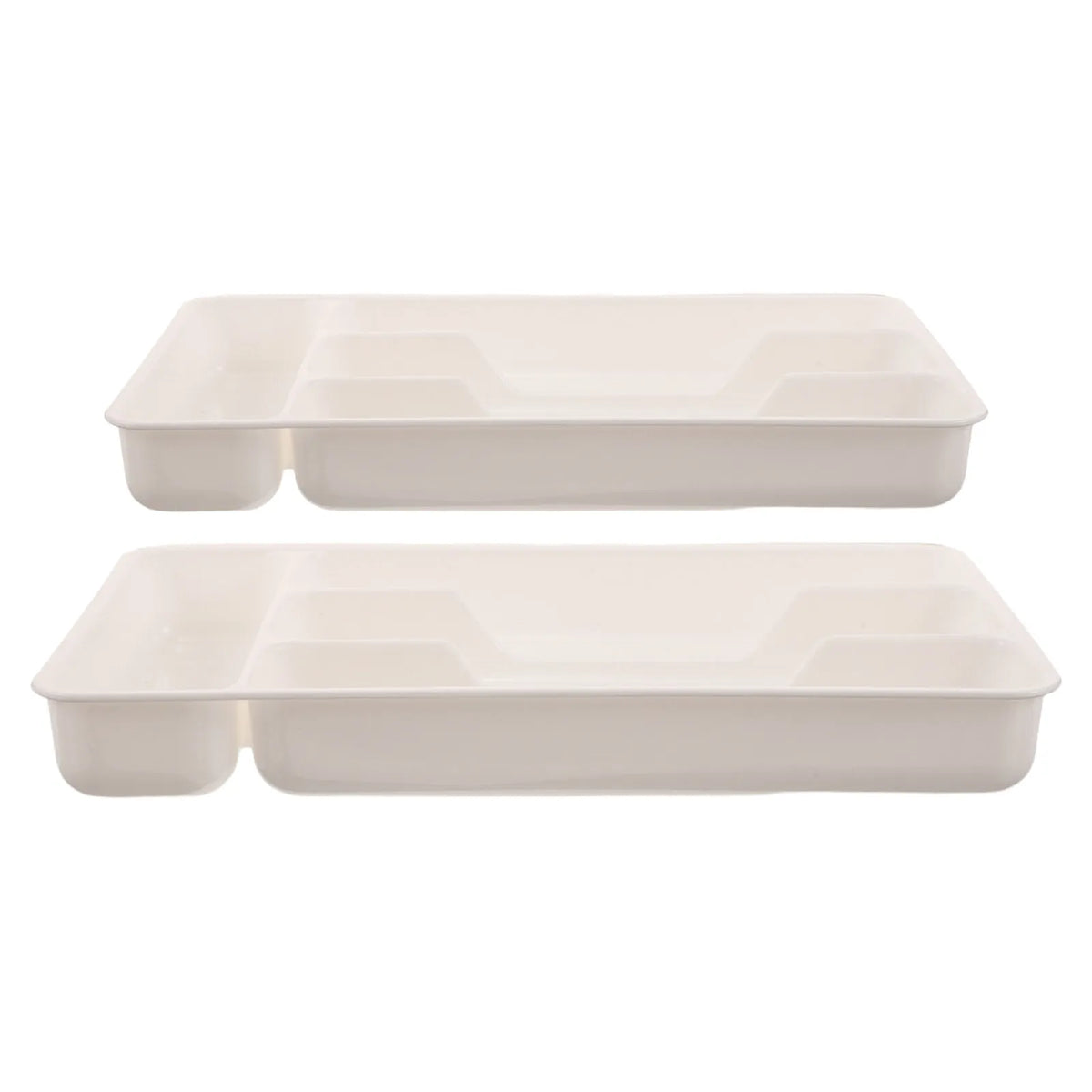 2-Pack Stackable Cutlery Organizer Tray | Utensil Storage Utensil Organizer Tray SWANS