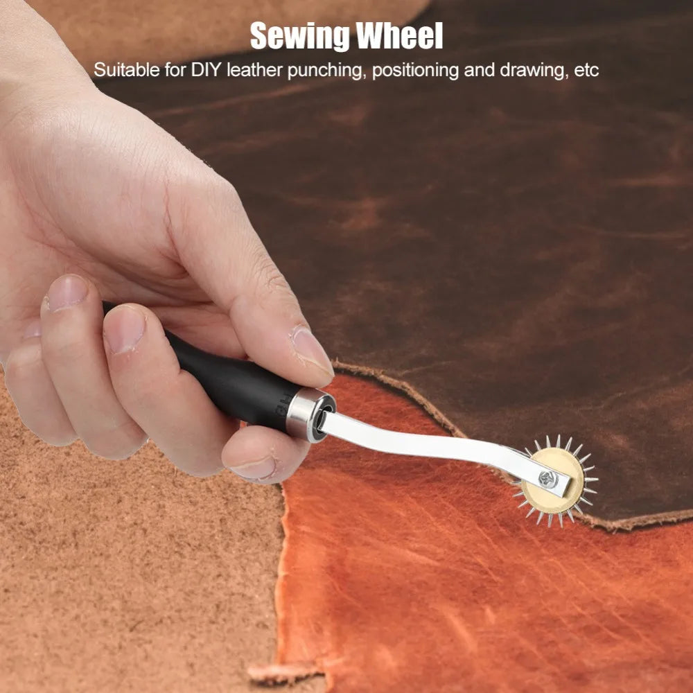 Sharp Teeth Tracing Wheel – Leather Stitch Marking Tool Leather Craft Tool SWANS