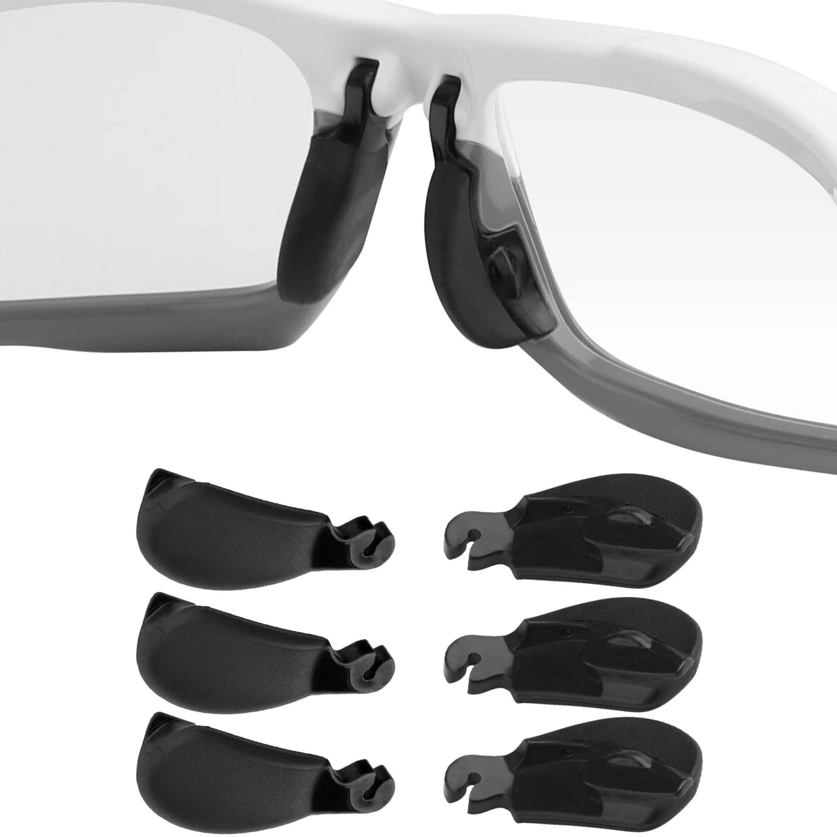 Silicone Nose Pads for Oakley Split Jacket OO9099 – E.O.S Eyewear Accessories SWANS 3 Pairs-Large