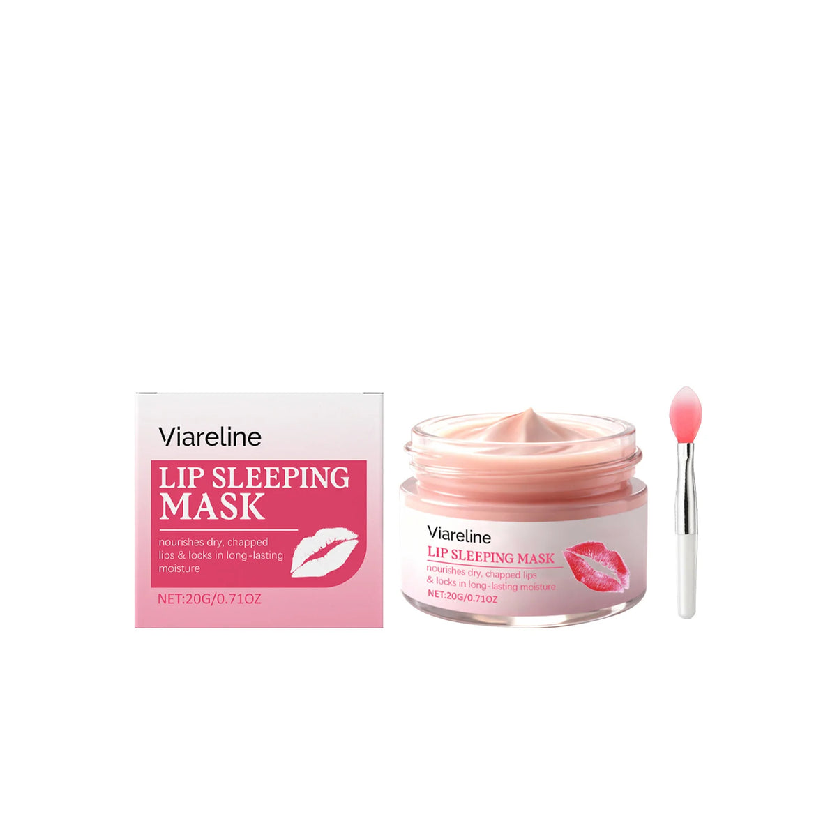 Viareline Overnight Lip Mask – Deep Hydration & Smoothing Overnight Lip Mask SWANS 1set boxed