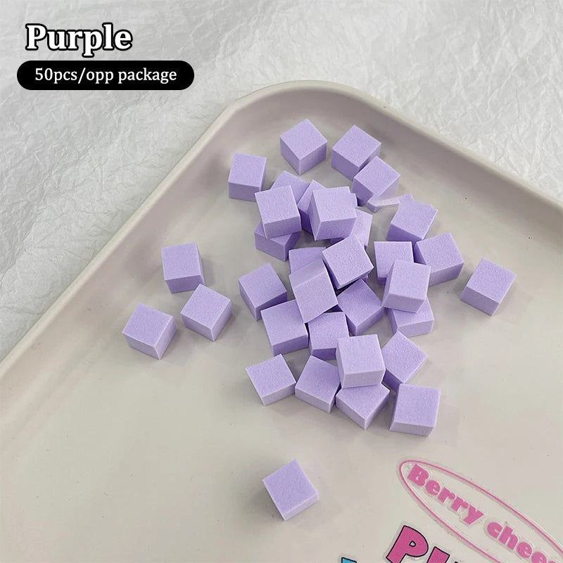 50/100Pcs Gradient Nail Art Sponge Set & Grab Pen – Ombre Nail Art Sponge Set SWANS A3