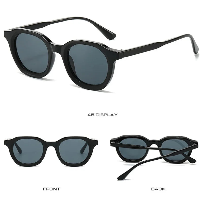 TOYEARN Round Vintage Sunglasses UV400 Gradient – Unisex Round Sunglasses SWANS
