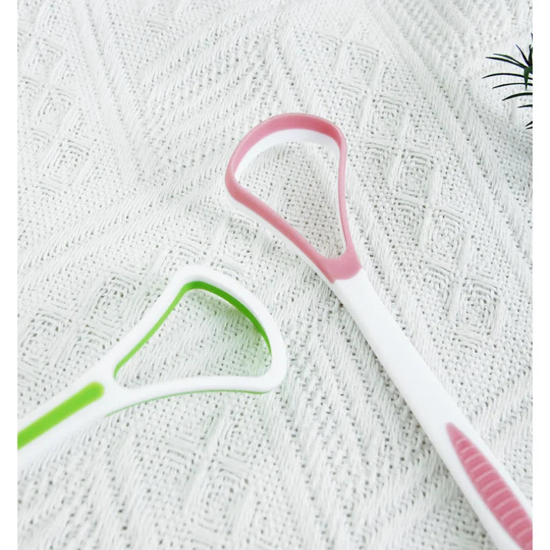 SWANS Silicone Tongue Scraper Brush – Fresh Breath Cleaner Tongue Scraper Brush SWANS