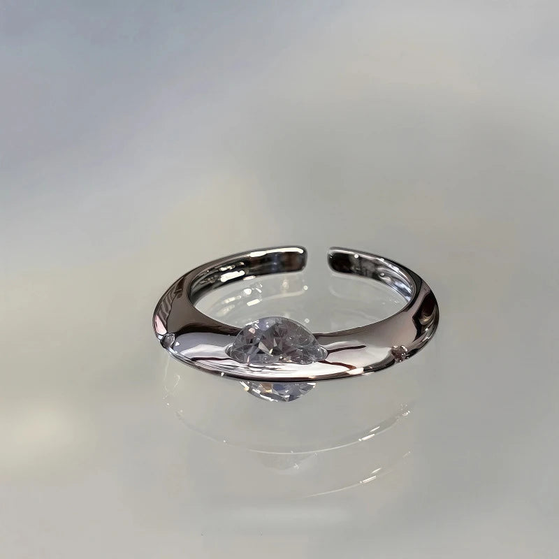 Zircon Planet Open Ring – Y2K Fashion Jewelry for Women & Men Fashion Ring SWANS