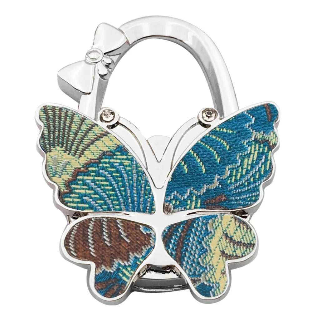 SWANS Butterfly Desk Hook – Foldable Aluminum Purse Hanger Desk Purse Hook SWANS 5