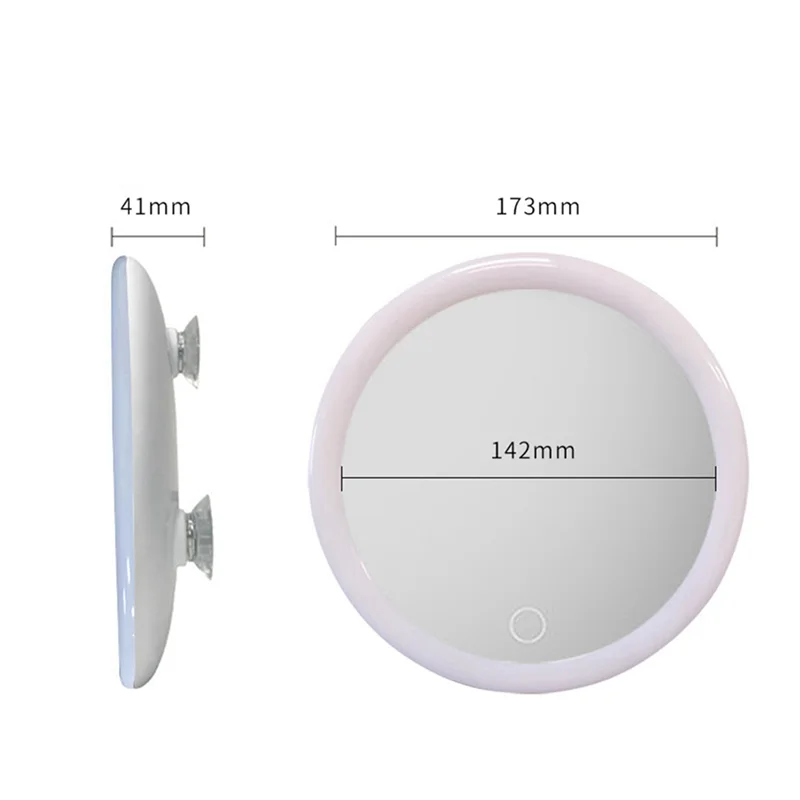 10X LED Magnifying Makeup Mirror with Lights – 2-Pack LED Magnifying Mirror SWANS