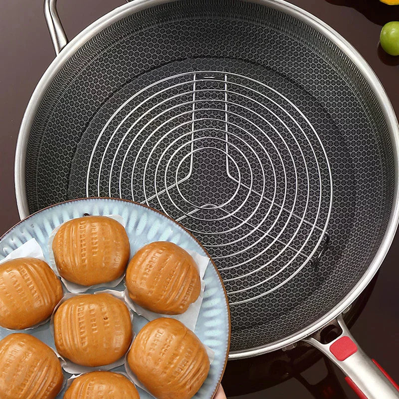 304 Stainless Steel Steamer Rack – Pot Trivet Multi-Size Steamer Rack Trivet SWANS