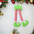 3-Pack Stuffed Christmas Elf Leg Ornaments 17.3" – Holiday Decor Christmas Elf Ornaments SWANS Default Title