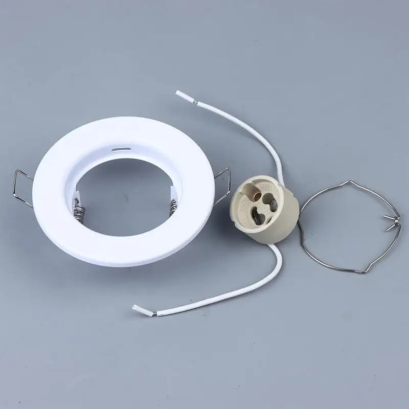 Round Recessed Downlight Holder – MR16 GU10 LED Spot Fixture Downlight Fixture Holder SWANS A2