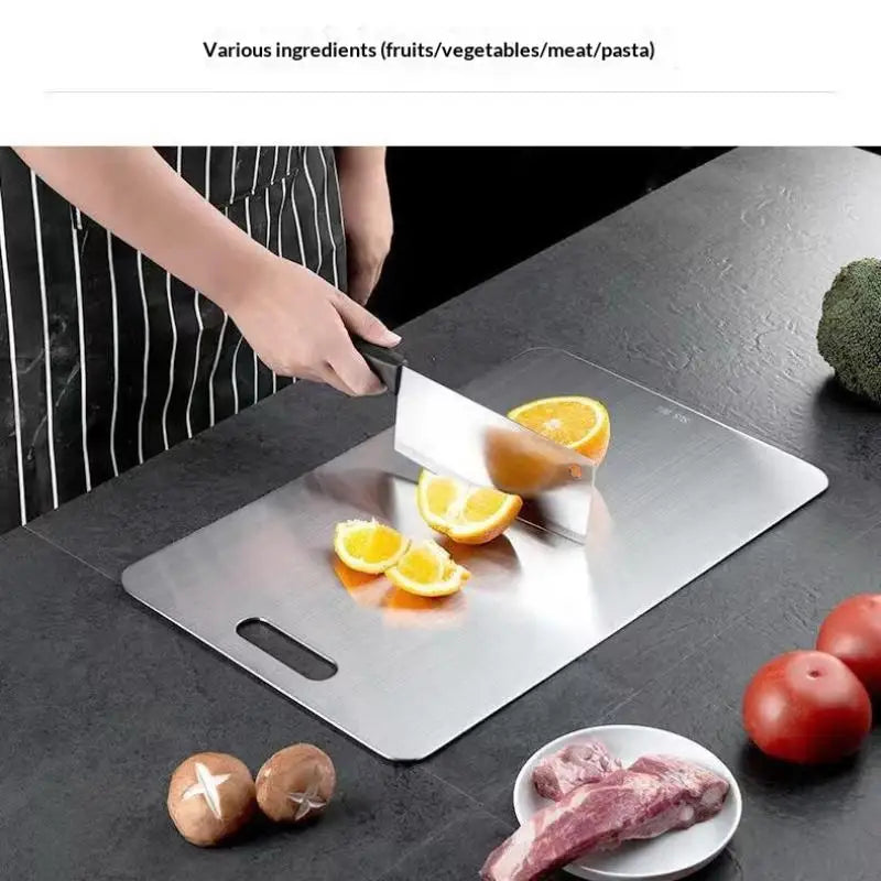 SWANS Stainless Steel Double-Sided Cutting & Dough Board Cutting Board SWANS