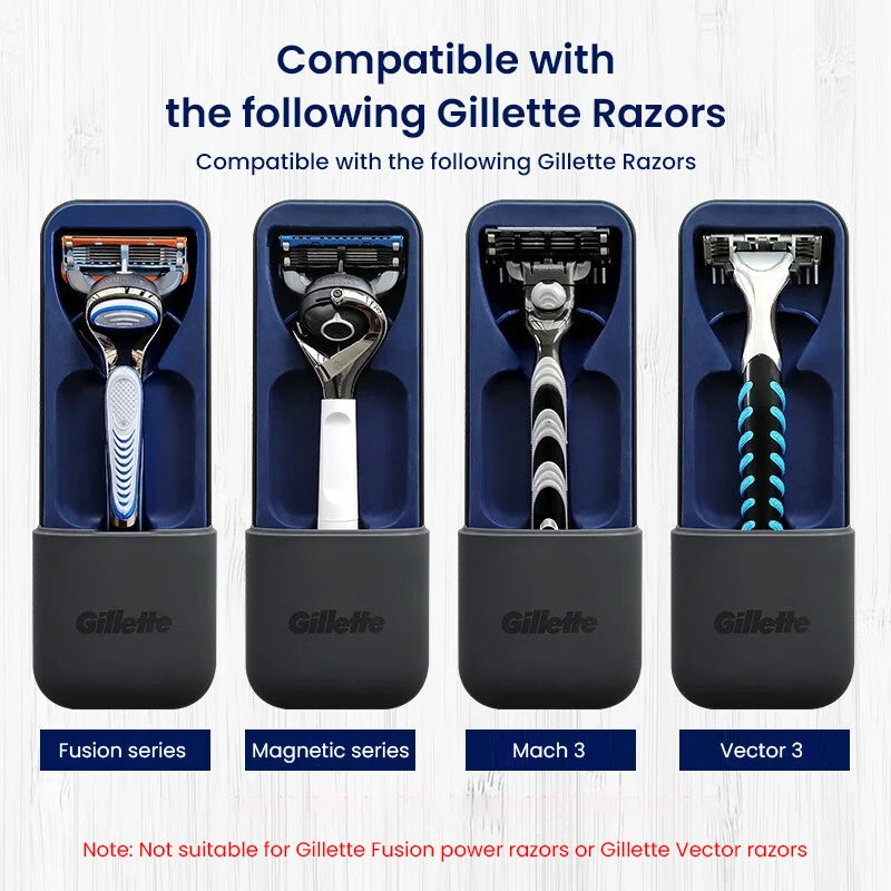 Gillette Magnetic Razor Travel Case – Fusion Mach3 Vector3 Razor Travel Case SWANS