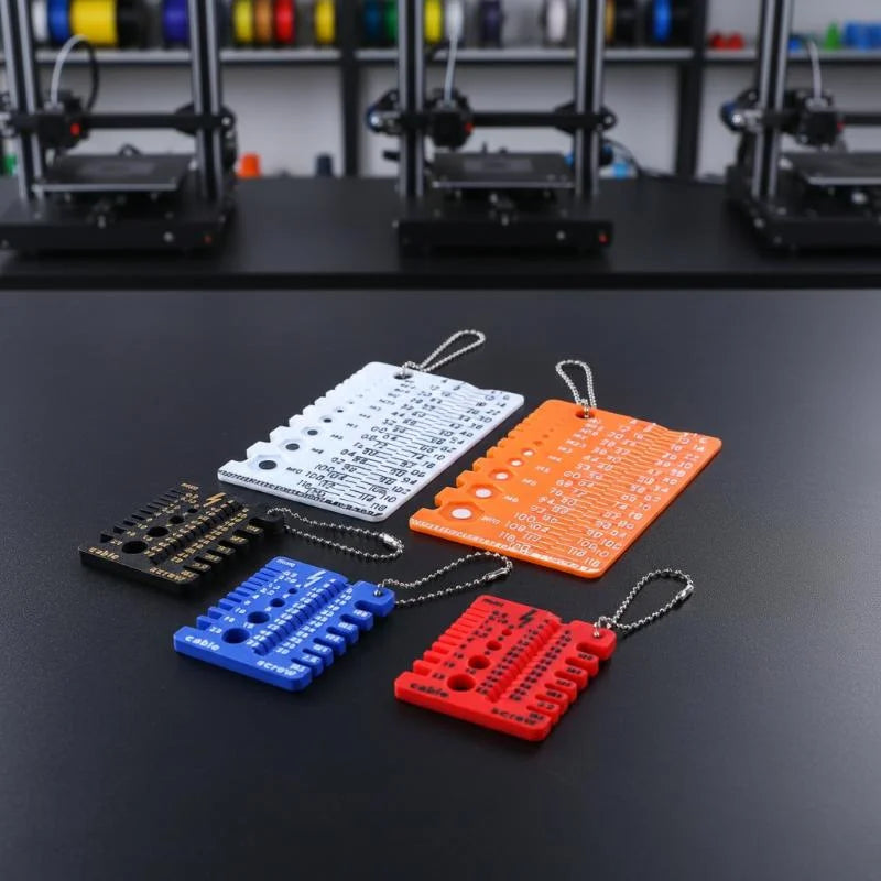 M1–M10 Metric Thread Gauge – Screw & Nut Size Checker Thread Gauge Tool SWANS