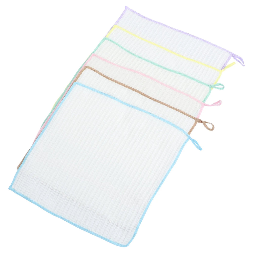 6-Pack Waffle Weave Microfiber Dish Cloths – Quick-Dry Kitchen Kitchen Dish Cloths SWANS