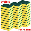 Double-Sided Magic Sponge – Heavy-Duty Grease Scrubber 10/30/50pk Kitchen Sponge Scrubber SWANS 30pcs