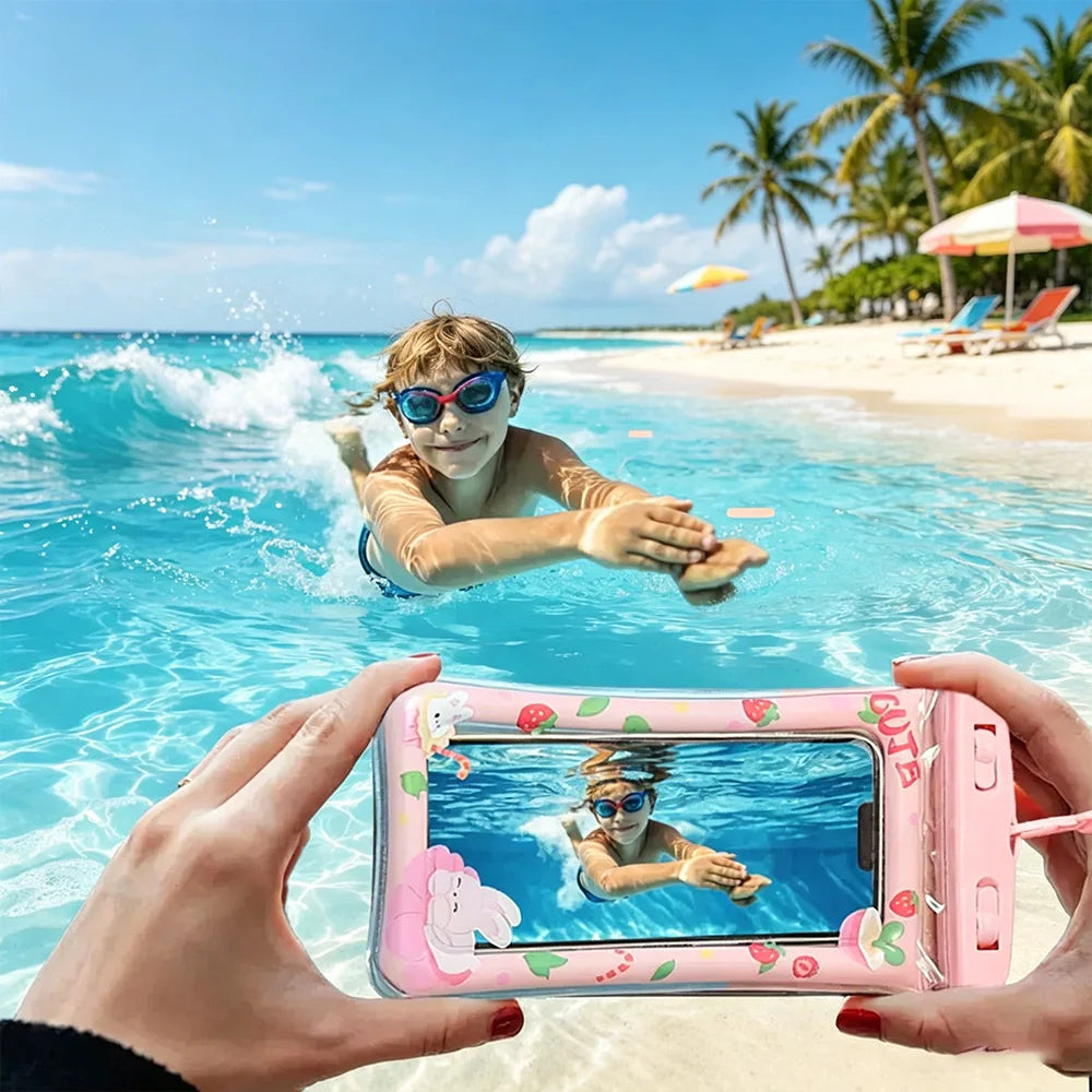 Waterproof Phone Pouch Floating Dry Bag with Lanyard & Touch Screen Waterproof Phone Pouch SWANS