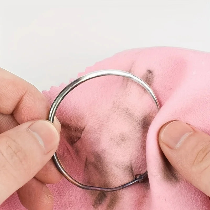 Silver Polishing Cloth – Soft Double-Sided Velvet Jewelry Cleaner Jewelry Polishing Cloth SWANS
