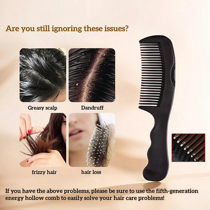 YOVIP Anti-Dandruff Hollow Tooth Scalp Massage Comb Scalp Massage Comb SWANS