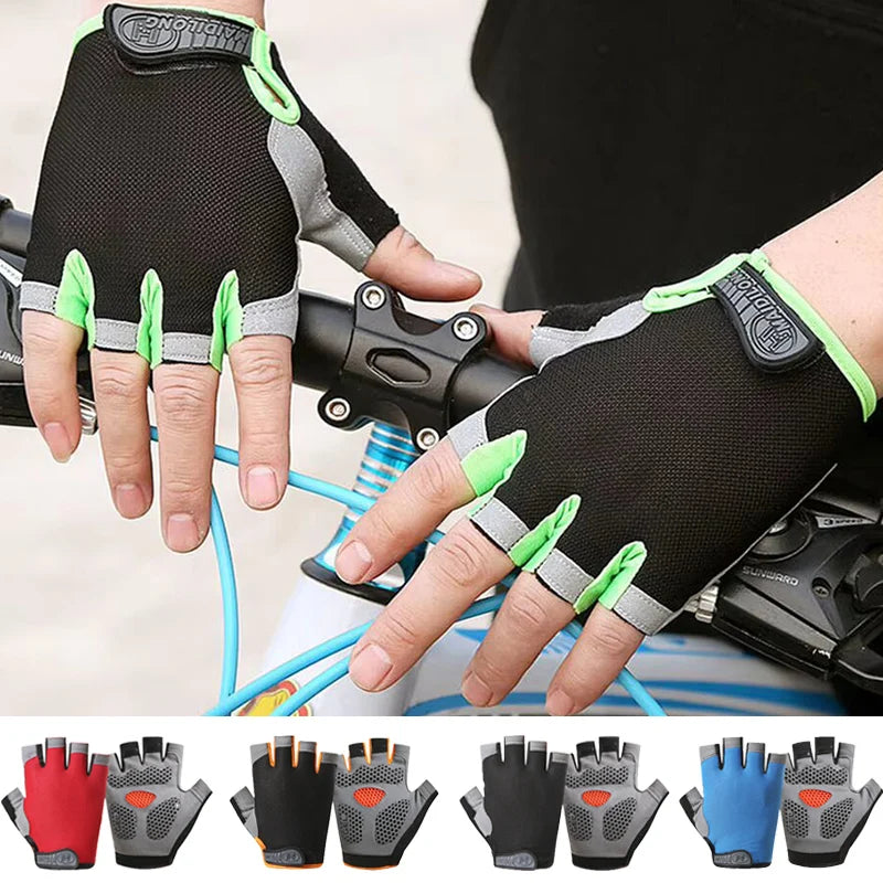 Half Finger Anti-Slip Cycling Gloves – Unisex Sports Gloves Sport Cycling Gloves SWANS