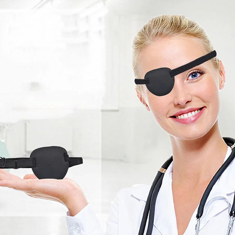 Adjustable Soft Eye Patch for Adults & Kids – Left or Right Eye Eye Patch SWANS