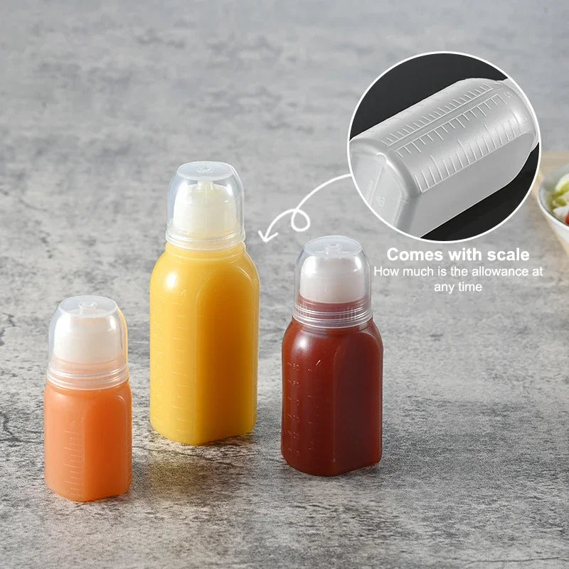 Mini Squeeze Bottles 30/60/100ml – Sauce & Condiment Container Condiment Squeeze Bottle SWANS