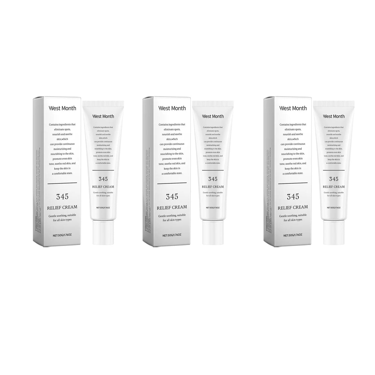 WEST MONTH Blemish Cream – Pore Minimizing Oil Control 50g/100g Facial Skin Cream SWANS 150g boxed