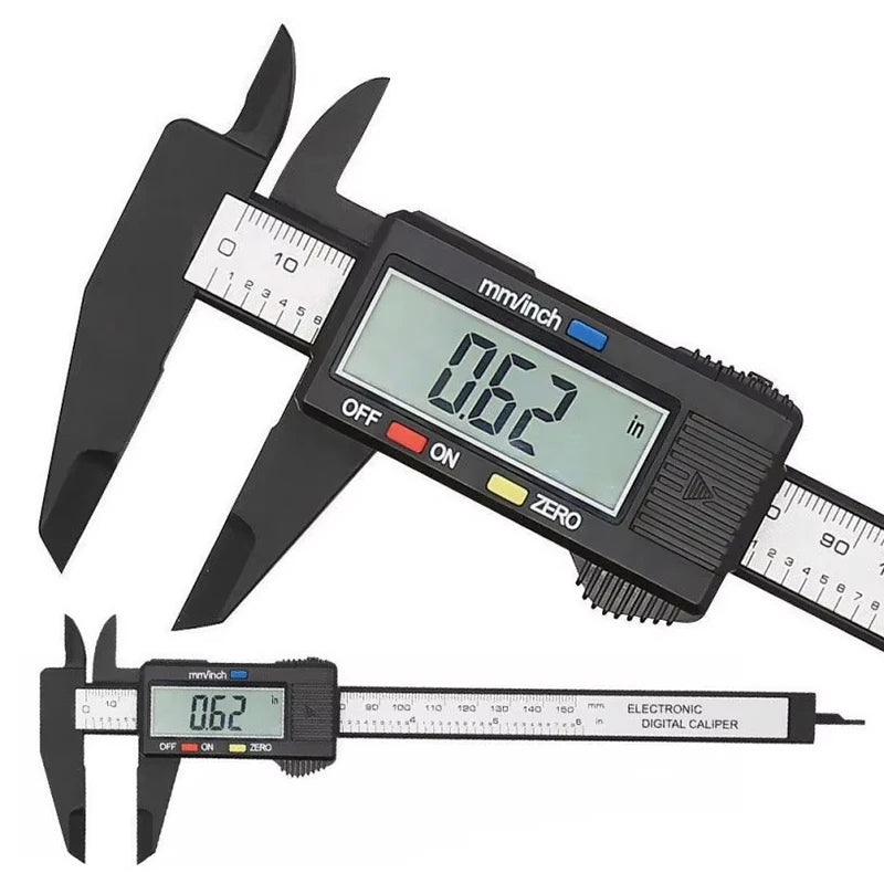 Digital Vernier Caliper 0–200mm Carbon Fiber Measuring Tool Digital Caliper SWANS
