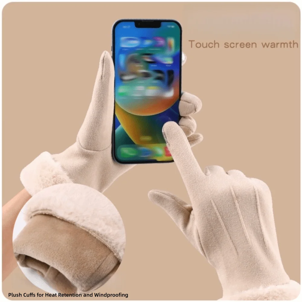 SWANS Winter Thick Knit Touchscreen Gloves – Warm & Stylish Winter Knit Gloves SWANS