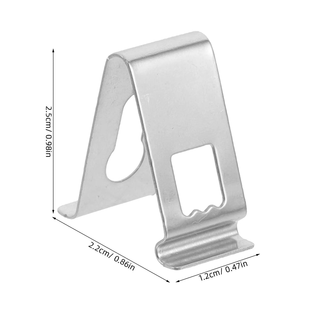 100-Pack V-Shape Picture Frame Spring Clips Metal Backing Tabs Frame Hardware Clips SWANS