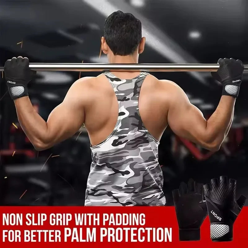 Workout Gloves Wrist Wrap – Palm Protection & Extra Grip Workout Gloves SWANS