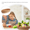 Rustic Solid Wood Boat-Shape Fruit & Serving Tray Wood Serving Tray SWANS Default Title