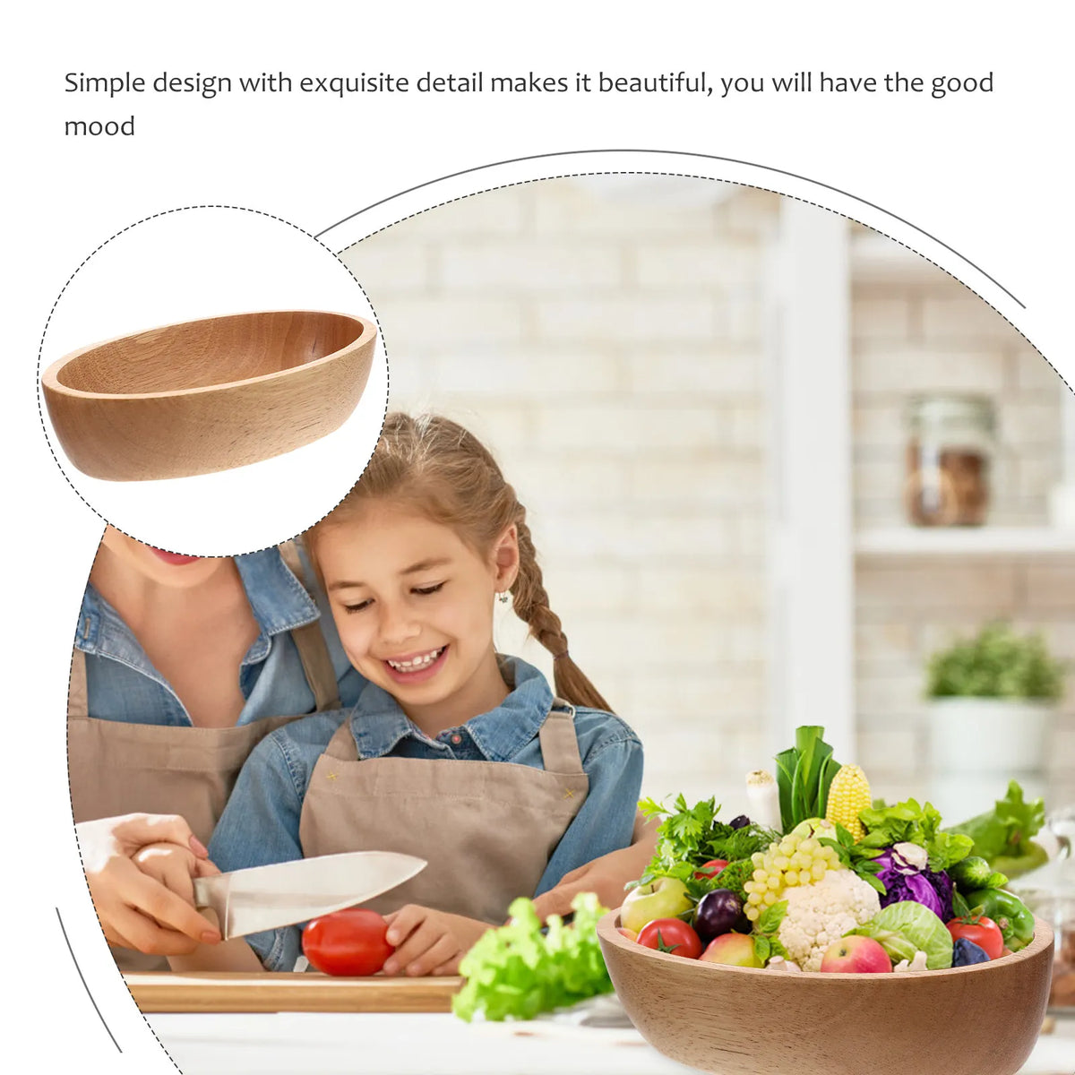 Rustic Solid Wood Boat-Shape Fruit & Serving Tray Wood Serving Tray SWANS Default Title