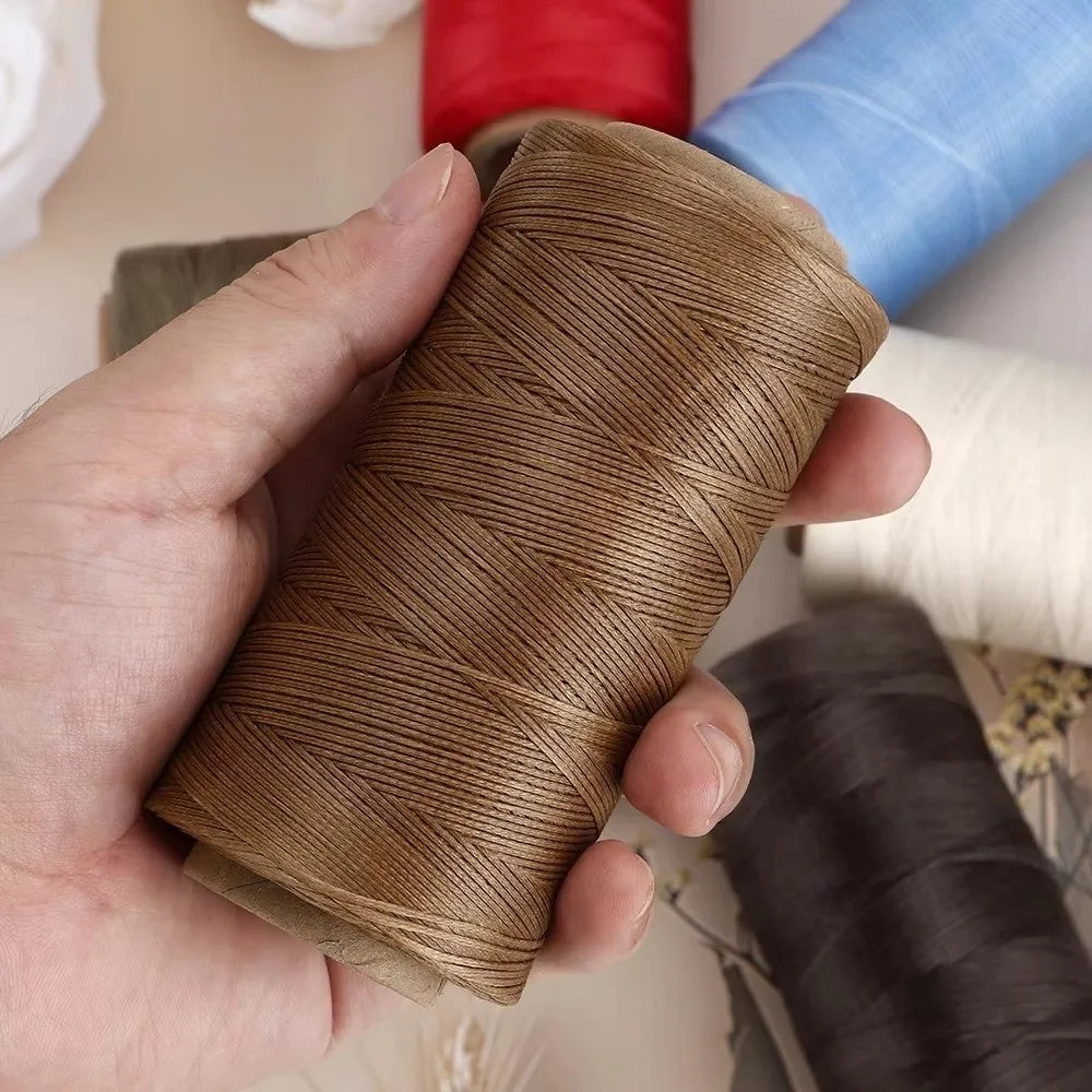 Waxed Thread Cord 0.8MM 260M – Leather & DIY Craft String Waxed Craft Thread SWANS
