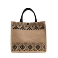 Large Canvas Shoulder Bag – Vintage National Style Tote Canvas Shoulder Bag SWANS 01