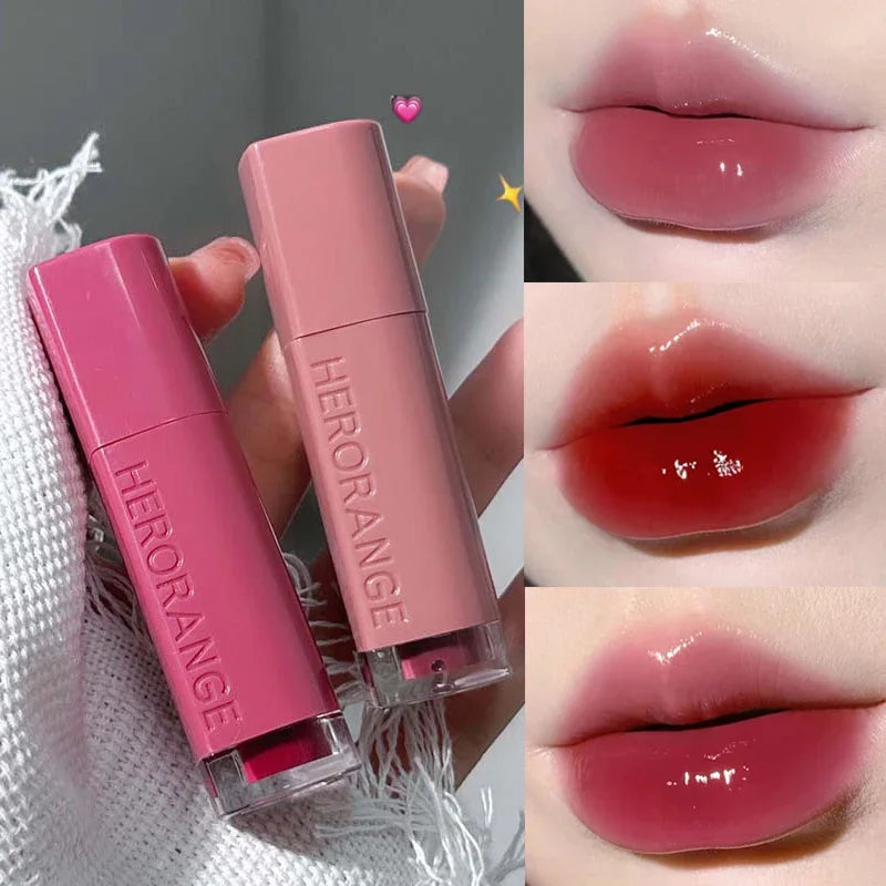 Mirror Glass Lip Gloss – Hydrating Waterproof Jelly Lipstick Lip Gloss SWANS