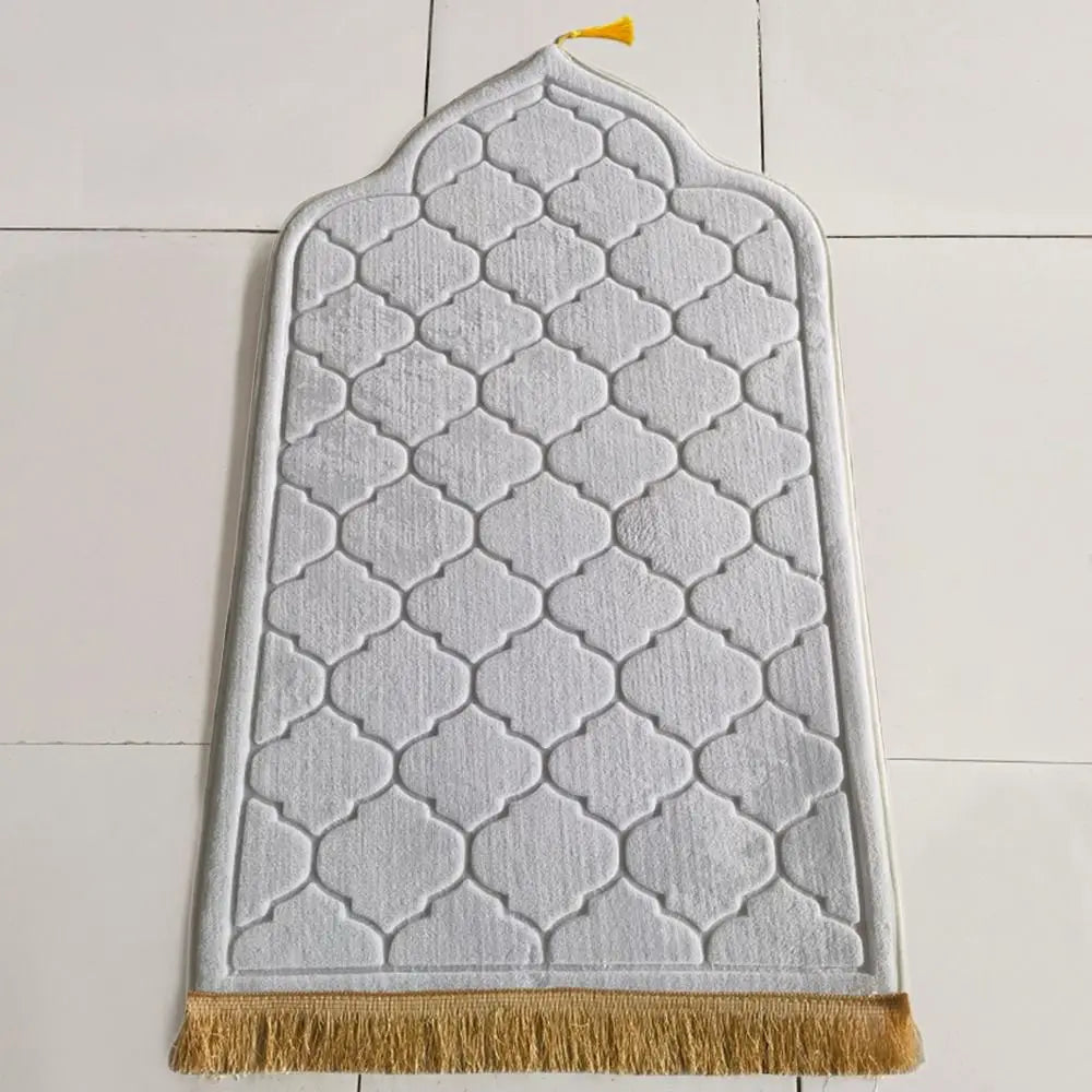 Soft Flannel Muslim Prayer Mat – Non-Slip Thickened Rug 65×115cm Prayer Mat Rug SWANS 3
