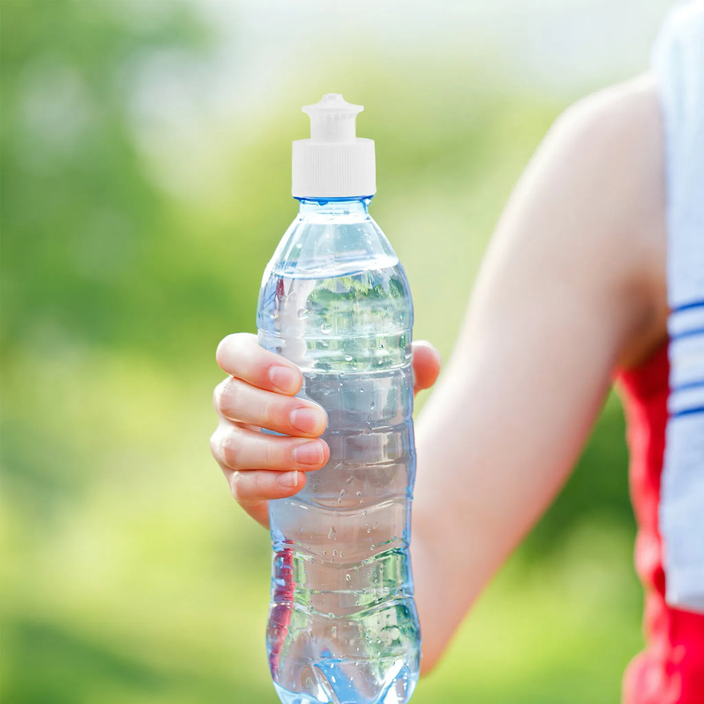 40-Pack Push Pull Water Bottle Replacement Caps – Leak-Proof PE Bottle Replacement Caps SWANS