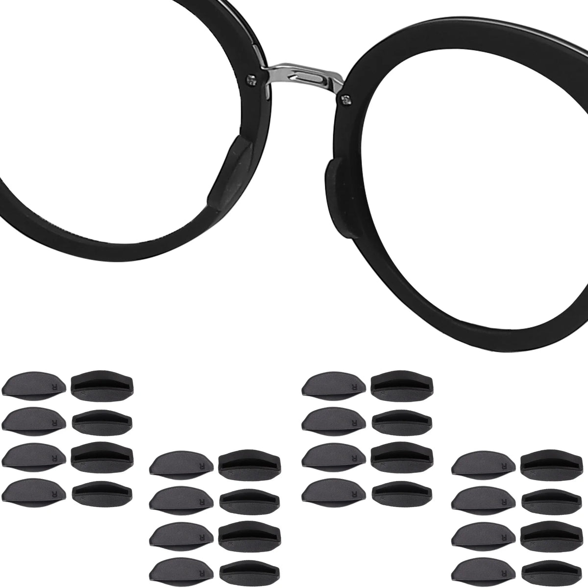 Silicone Nose Pads for Oakley Spindrift & Side Swept Frames Eyewear Nose Pads SWANS 8 Pairs