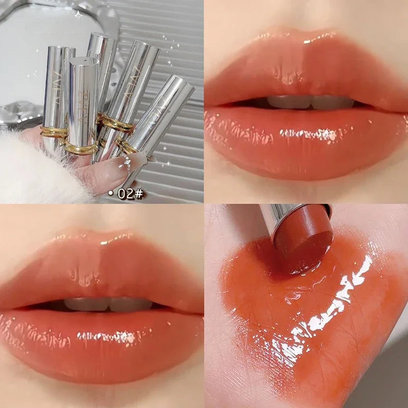Tea Jelly Lip Gloss – Moisturizing Water-Light Tinted Lipstick Tinted Lip Gloss SWANS 02