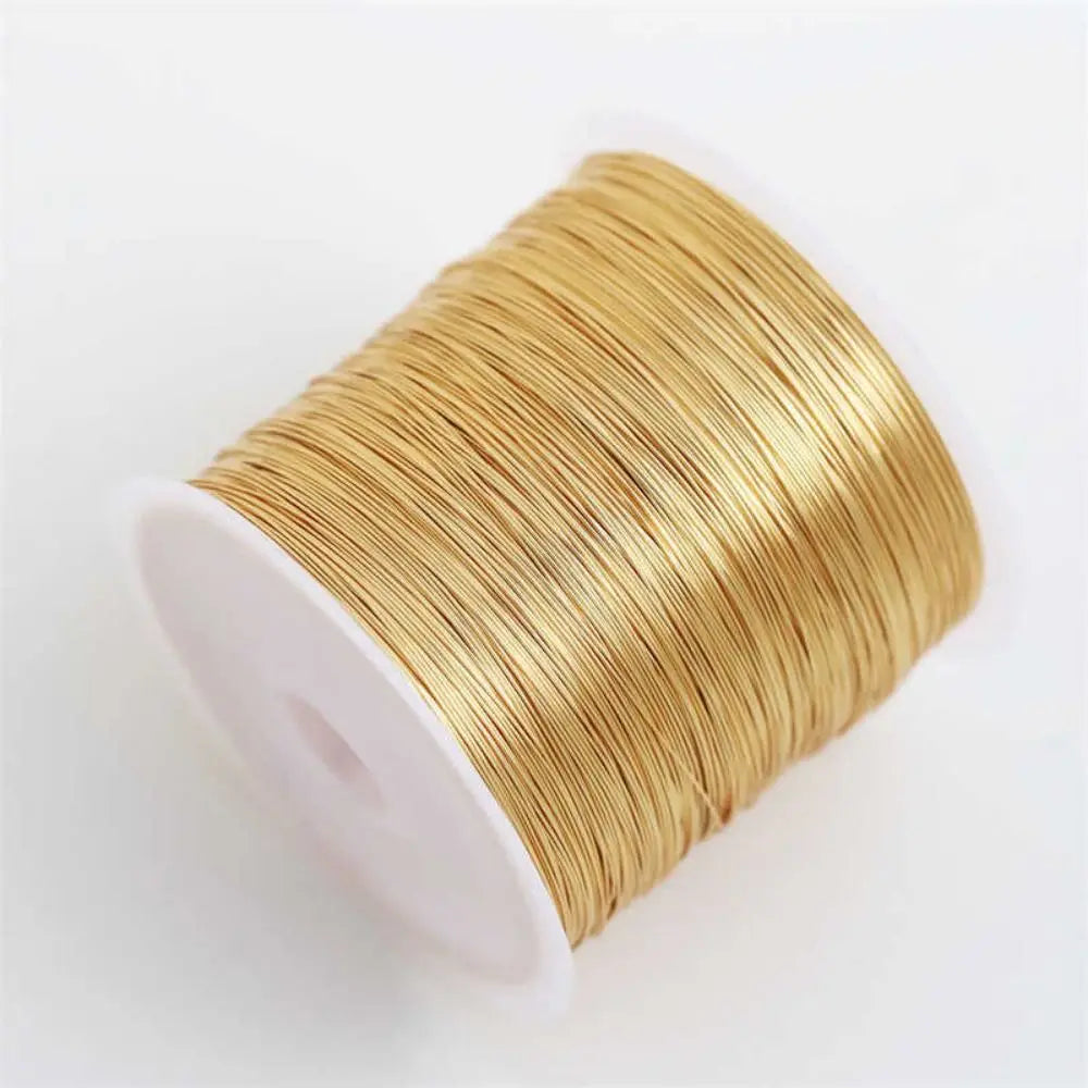 100m Gold Plated Copper Wire – 0.3mm & 0.4mm Jewelry Making Jewelry Making Wire SWANS