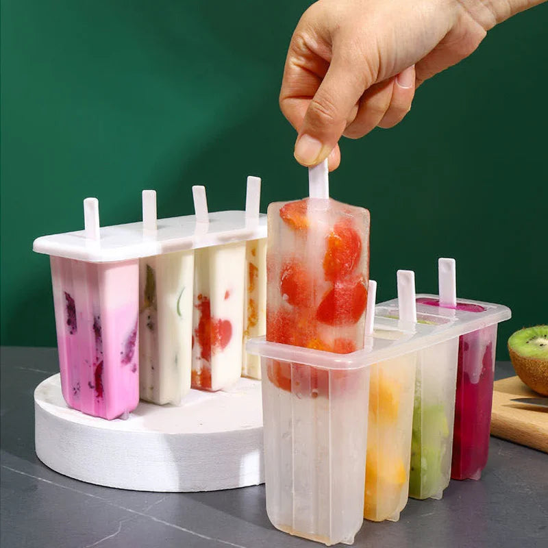 SWANS Reusable PP Popsicle Mold – Frozen Ice Cream Maker Popsicle Ice Cream Mold SWANS