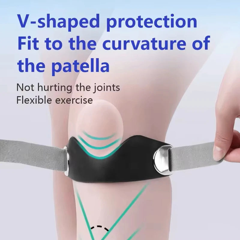 SWANS Patella Knee Strap – Silicone Support for Sports Patella Knee Strap SWANS