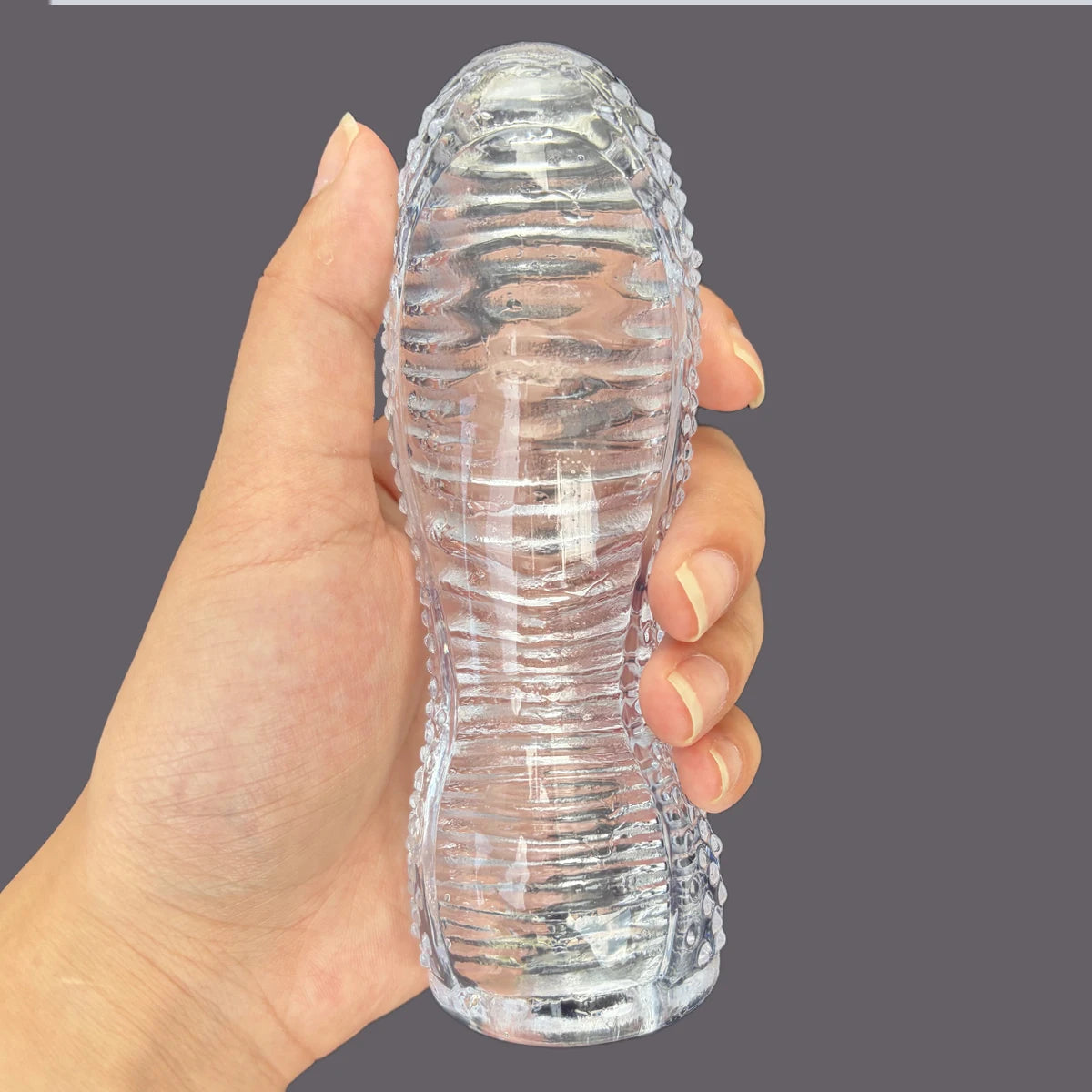 Men's Transparent TPE Vacuum Stroker Cup – Soft Sleeve Male Stroker Cup SWANS