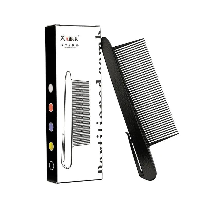 YOVIP Wide Tooth Hair Sectioning Clip – Salon Styling Comb Hair Sectioning Clip SWANS Black