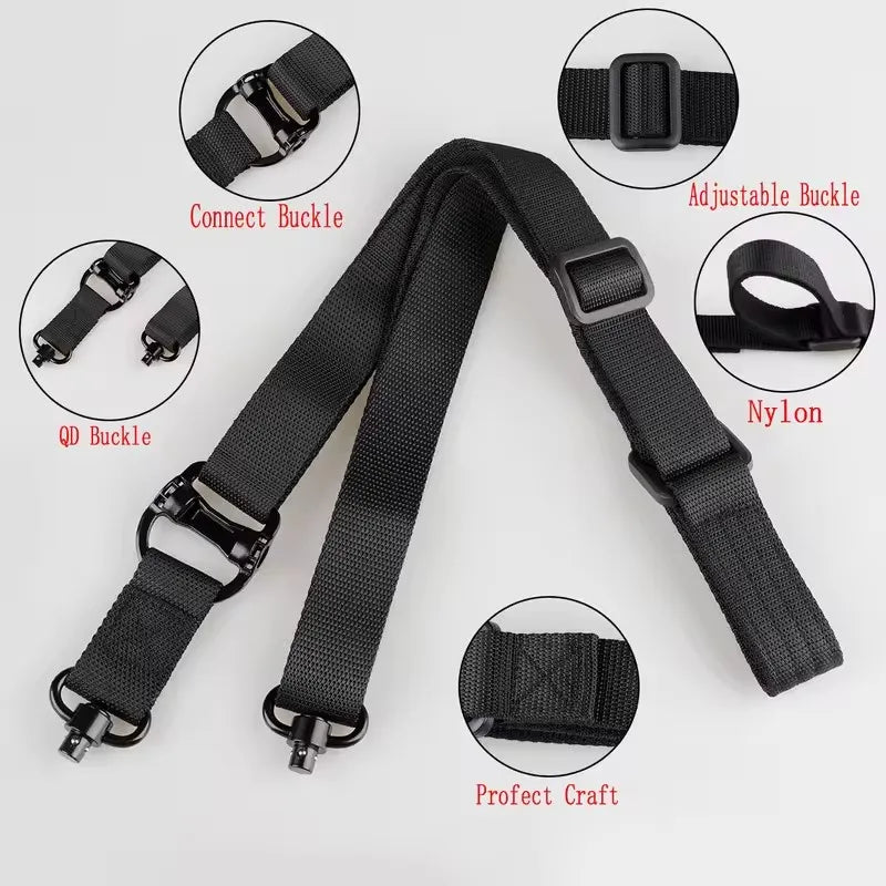 MS4 Tactical Sling QD Base – 1 & 2 Point Convertible Belt Tactical Sling SWANS