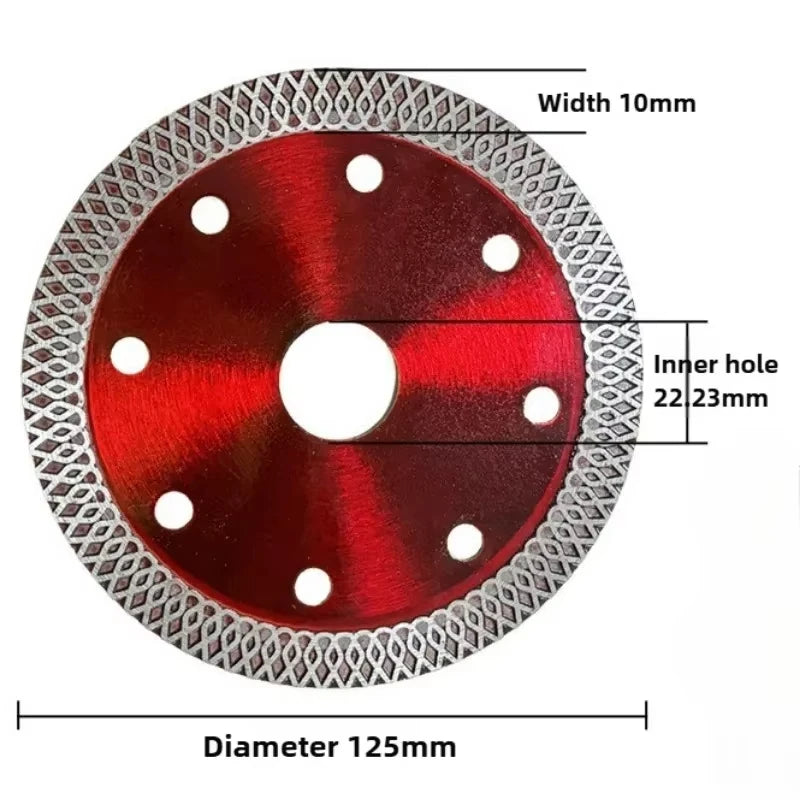 Diamond Cutting Disc for Angle Grinder – Tile & Glass Blade Diamond Cutting Blade SWANS 125mm