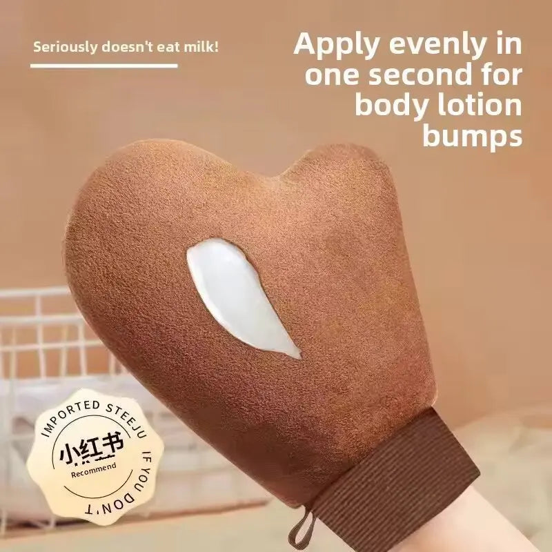 Self-Tanning Mitt Double-Sided Flocking Applicator Glove Self-Tanning Mitt SWANS