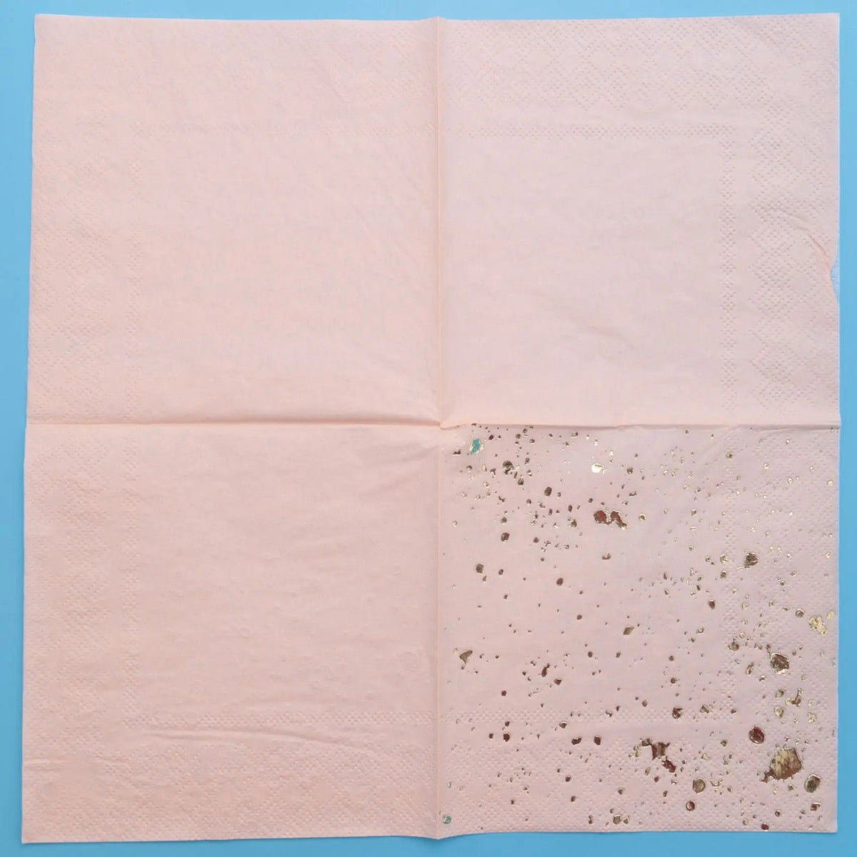 Gold Foil Pink Marble Disposable Paper Napkins 80 Pack Disposable Paper Napkins SWANS